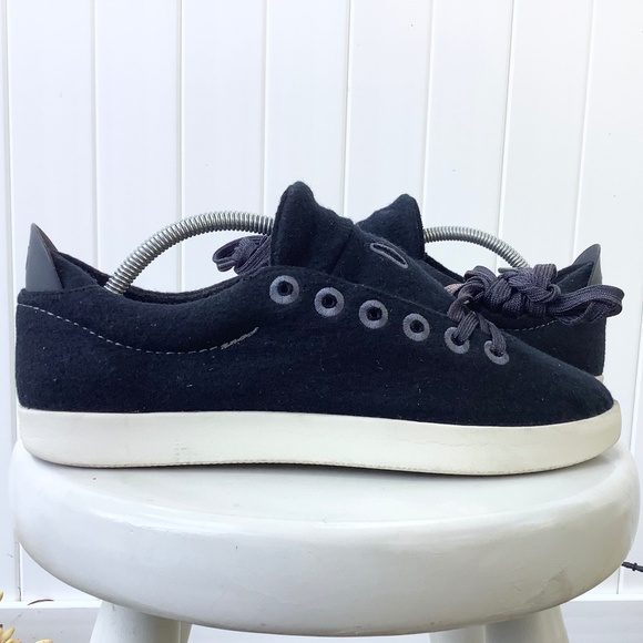 Mens Sz 9 USED ALLBIRDS Tree Pipers Running Shoes 1020 NV1 7.1KG Black/White - Picture 2 of 12